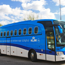 Complete wrap KLM bus