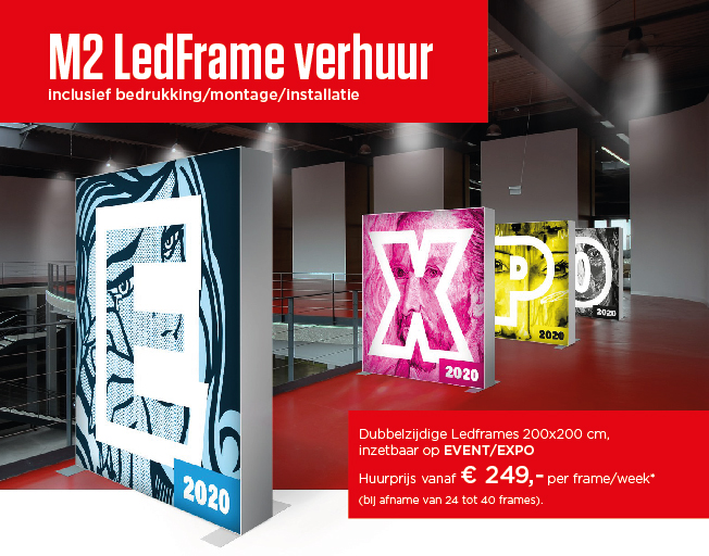 M2 LedFrame verhuur