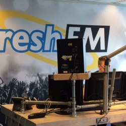 Studio-aankleding Fresh FM