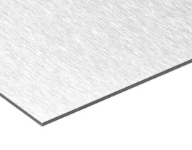 Aluminium sandwich panel (brushed)