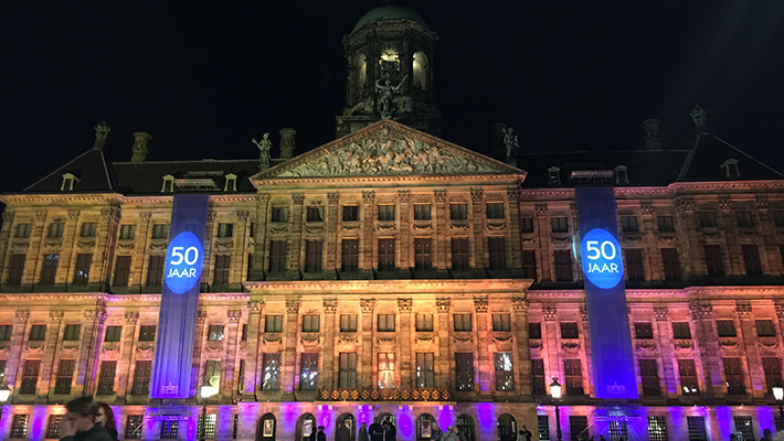 Paleis op de Dam Gevelbanieren